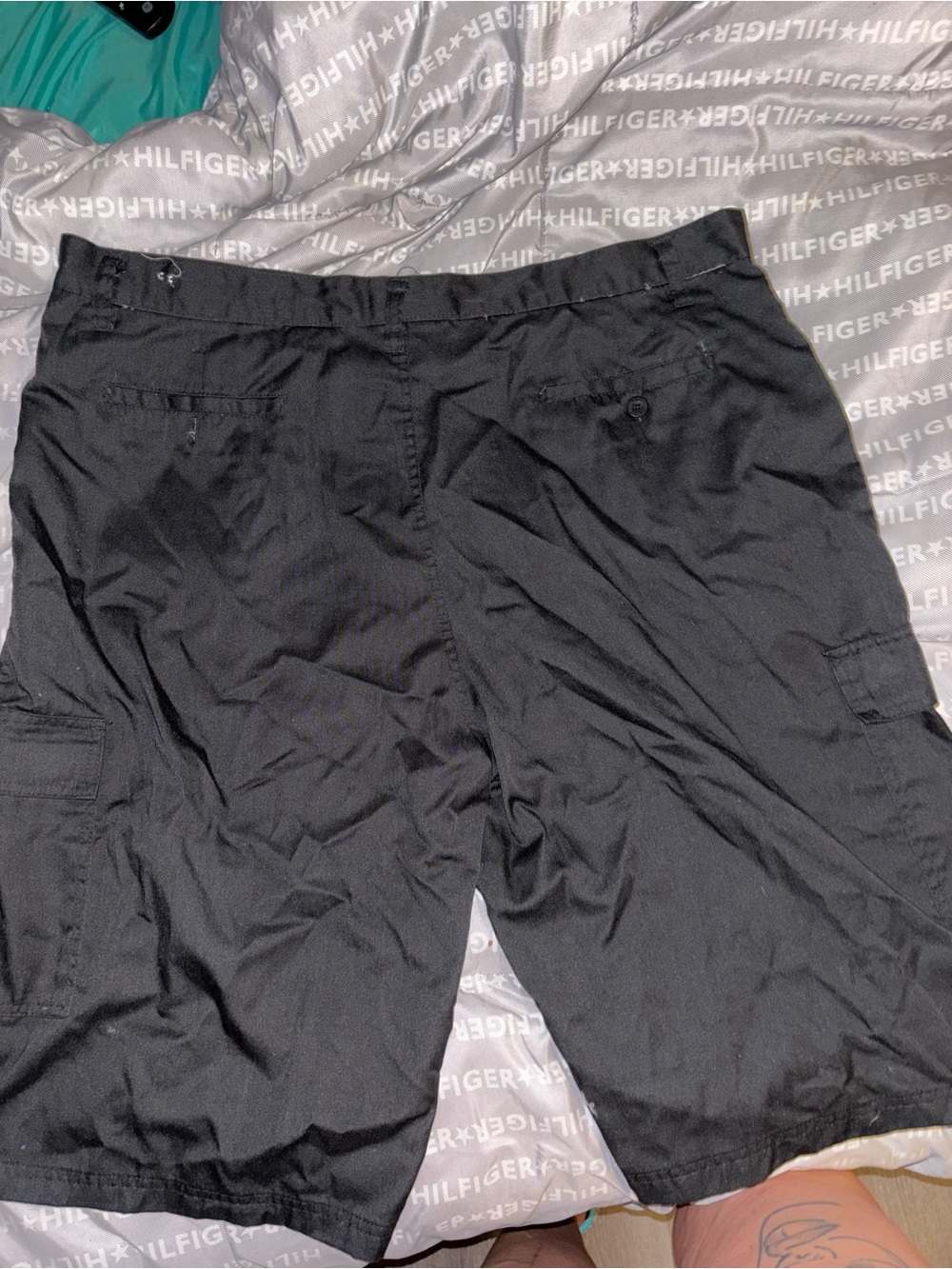 Men's Black Cargo Shorts